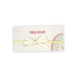 Big Bow Headband - Off White